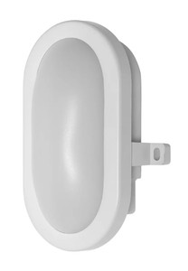 Bulkhead White Oval Surface-Mounted Outdoor LED Wall <b>Light</b> 6W 4000K (Ledvance 271586) - Product Image 1