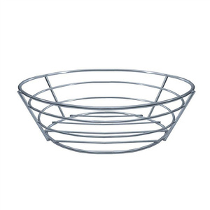 Cesta de fruta chapada en oro de Metal de decoración Cesta de fruta de Metal de hierro Producto más vendido Cesta de fruta de comida de forma personalizada - Product Image 3