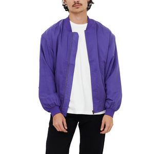 Pas cher prix 2025 Blouson bombardier en polyester léger en toile de haute qualité imprimé avec logo personnalisé pour hommes vente en gros Veste d'hiver - Product Image 1
