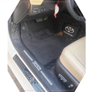 Alfombrillas de Coche de Cuero Nappa Suave ODM al por Mayor, Accesorios de Lujo para Automóviles, Alfombrillas Personalizadas para Toyota Altis, Juego Completo - Product Image 1