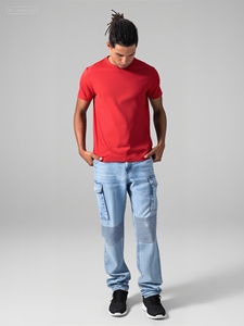 Nuevas camisetas de algodón elástico de 2 vías de alta calidad de Vietnam para hombre, camiseta de corte Regular 100% algodón de manga corta lisa - Product Image 2