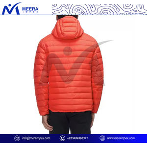 Men Puffer <b>Jacket</b> Custom Logo Insulated <b>Lightweight</b> Winter Coat for Hiking, Crew Uniforms, Business Events or Promotional Wear - Product Image 3