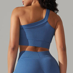 Quick-Dry <b>Blue</b> Women's Gym Crop Top and Fitness <b>Sports</b> <b>Bra</b> for Running Yoga and Other <b>Sports</b> Top Performance Yoga Top - Product Image 3