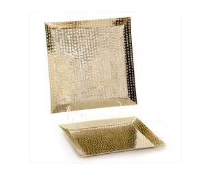 Plateau à chocolat doré au design unique et élégant pour exposer les chocolats et améliorer la présentation de table de manière élégante - Product Image 2