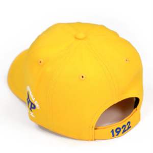 SGR Cap Gold | Sigma Gamma Rho Sorority Hat | 20% laine 80% acrylique | Logo brodé sur le devant et le dos | Ajustement réglable - Product Image 2