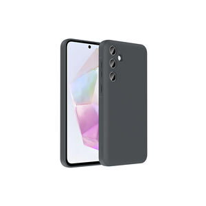 Coque en silicone Netzy SAFA Vitra pour Samsung Galaxy A36, étui gris avec protection de l'appareil photo, porte-cartes, style INS, compatible A13 A14 - Product Image 1
