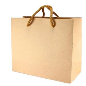 Bolsa de Compras de Papel Kraft Marrón Ecológica Personalizada, Bolsa de Regalo Reutilizable para Minoristas, Venta al por Mayor Directa de Fábrica en Vietnam - Product Image 1