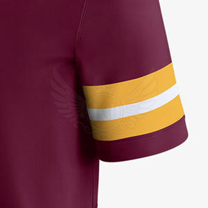 เสื้อฟุตบอลแบบติดกระดุมเสื้อเจอร์ซีย์สีพื้นเสื้ออเมริกันฟุตบอลจากผู้ผลิตปากีสถาน - Product Image 4