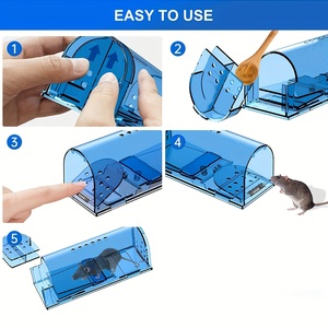 Bẫy chuột nhân Đạo Bắt Chuột phát hành không giết động vật gặm nhấm vật nuôi an toàn chó mèo trong nhà ngoài trời bẫy chuột bắt không giết người bắt lồng - Product Image 5