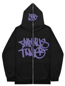 Sweat à capuche homme Hip Hop Streetwear Sweat à capuche décontracté et chemise de sport polyvalente tendance Sweat à capuche à fermeture éclair pour homme Vêtements à fermeture éclair US - Product Image 2