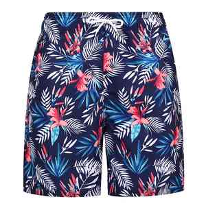 Nouveau modèle Short d'été décontracté pour homme, en coton et polyester, avec marque privée, imprimé à motifs unis, imprimé et sublimation pour l'extérieur - Product Image 2