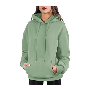 Sudadera con Capucha de Punto para Mujer, Diseño 2026, Informal, de Invierno, con Logotipo Frontal Personalizable, 100% Algodón, al Mejor Precio - Product Image 4