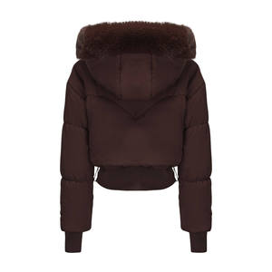 Latest Design <b>Women</b> <b>Puffer</b> <b>Jacket</b> Wholesale Price New Arrival Unique Style <b>Women</b> <b>Puffer</b> <b>Jacket</b> <b>Crop</b> Top Comfortable Solid Color - Product Image 2