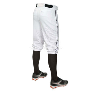 Ensemble d'uniformes de baseball avec maillot personnalisé (nom et numéro) et pantalon respirant à manches courtes pour les sports scolaires ou de club, toutes tailles - Product Image 6
