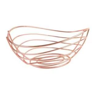 Cesta de fruta de Metal de lujo, organizador decorativo elegante para mesa de comedor, encimera de cocina, hogar duradero moderno - Product Image 1