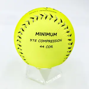 Chất lượng hàng đầu 12 inch Vàng PU mềm nhanh Pitch softball đào tạo quả bóng