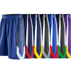Pantalones cortos de baloncesto personalizados al por mayor malla doble capa baloncesto callejero pantalones cortos transpirables para hombres - Product Image 4