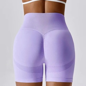 Shorts pour femmes Shorts de sport sans couture pour femmes Cyclisme Jogging Fitness Taille haute Push Up Gym Shorts Leggings Femmes Yoga - Product Image 3