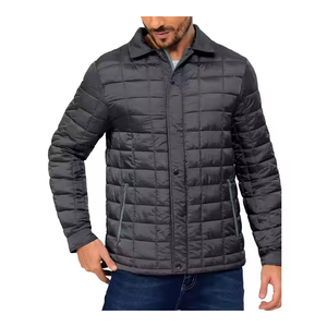 Uniforme de chaqueta acolchada personalizada para hombre con logotipo bordado, ropa de abrigo de invierno impermeable a prueba de viento para clubes de equipos y ropa de trabajo de empresa - Product Image 1