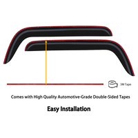 Accessoires extérieurs automatiques déflecteurs de voiture pare-pluie pare-pluie pour ISUZU New Spirit 2007-2012 pare-soleil