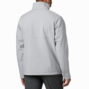 Nouvelles vestes softshell pour hommes de haute qualité, couleur gris clair, fermeture éclair, vêtements décontractés de rue pour adultes - Product Image 5