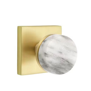 Conical <b>White</b> Marble <b>Door</b> <b>Knob</b> Polished Custom Color Shape Size High Quality Made in India - Product Image 1