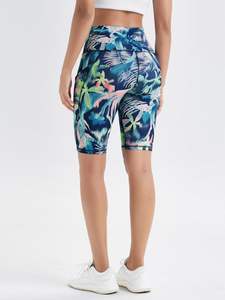 Pantalones cortos de yoga al por mayor logotipo personalizado sin costuras mujeres gimnasio ropa deportiva ropa de fitness pantalones cortos de yoga fabricante - Product Image 2