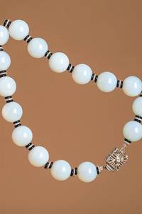 สร้อยคอลูกปัดธรรมชาติ sodalite, สร้อยคอลูกปัดกลมเรียบขนาด8มม. ทำด้วยมือคริสตัลสร้อยคอลูกปัดเครื่องประดับ - Product Image 6