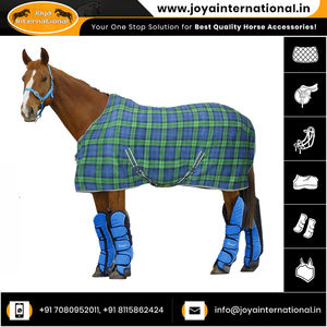 Tapis en molleton doux de cheval d'hiver d'approvisionnement d'usine avec PVC imperméable et impression de contrôle de clôture en maille pliée à bas prix - Product Image 5