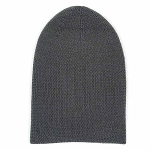 Venta al por mayor Beanie Caps para adultos Color gris Cómodo cálido invierno suave gorros de punto para Unisex - Product Image 6
