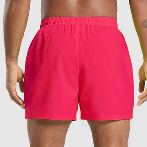Vente en gros OEM & ODM Short de course et de jogging de gymnastique à motif solide en polyester pour hommes, logo personnalisé imprimé et brodé - Product Image 4