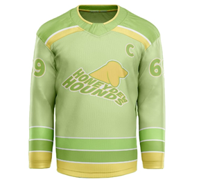 ชุดยูนิฟอร์มฮอกกี้น้ำแข็งแบบกำหนดเองคุณภาพสูง ผลิตจากโพลีเอสเตอร์ พร้อมโลโก้ ชื่อผู้เล่น และหมายเลขที่พิมพ์ - Product Image 2