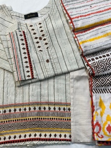 Ssumaira's Winters Premium Khaddar Airjet Digital Printed Khaddar Shirt Dupatta & Plain Dyed Khaddar Pants - Product Image 5