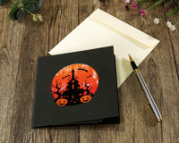 Cartes de vœux 3D Pop-up Vente en gros Design personnalisé Meilleur choix Nouvel Halloween ou Invitation Cartes papier de remerciement Bulk Vietnam