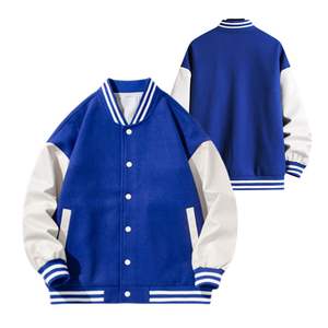แจ็กเก็ตเบสบอลทีมที่มีคุณภาพสูงแจ็กเก็ตเลตเทอร์แมนแบบสั่งทำ - Product Image 1