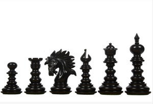 Échiquier en bois écologique Savano de luxe King de 4.3 pouces et pièces sculptées à la main pour un usage éducatif et professionnel - Product Image 2