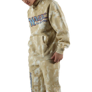 Fabricantes de la mejor calidad para ropa de aduanas anime precio al por mayor puff impresión hombre recortada Sudadera con capucha hombres - Product Image 3