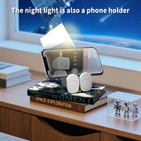 Lampe de chevet LED robot astronaute à piles, mignonne, magnétique, DIY, pour enfants, cadeau, décoration, prix bas, vente en gros