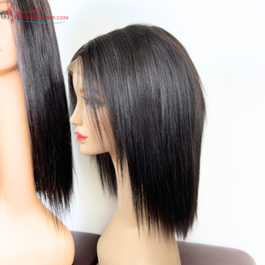 Wholesale Bone Straight <b>Bob</b> <b>Wig</b> – Vietnamese Human Hair, Transparent HD Full Lace Front <b>Wig</b>, Natural Hairline, Ready Stock - Product Image 4
