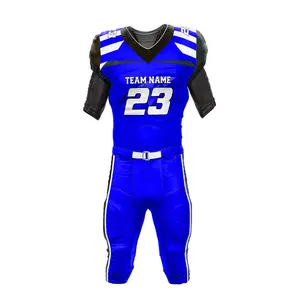 Design Your Own American Football Wear Uniforms For Youth Fully Sublimation Jersey And Pant Team Sets