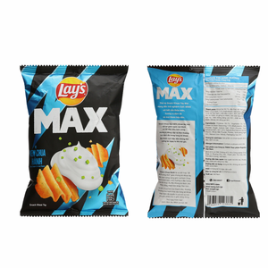 Venta caliente LAY Max Cream & Onion 75g Snacks exóticos Patatas fritas con crema de cebolla Mejor precio al por mayor - Product Image 1