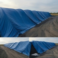 Bâche de protection pliable pour palettes, 130 g/m², HDPE, imperméable, réutilisable, pour la logistique et l'entrepôt
