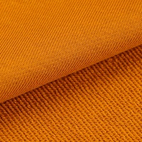 Contoh Gratis Kain Olahraga 220 GSM 100% Katun Combed Stretch Super Lembut Dua Sisi, Pewarnaan Polos, Rajutan Weft, Untuk Anak Laki-laki dan Perempuan