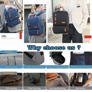 Custom 3-in-1 Unisex Big Capacity Oxford Material Travel <b>Backpack</b> Set Logo Waterproof Business Laptop Bags for <b>Men</b> School Use - Product Image 5