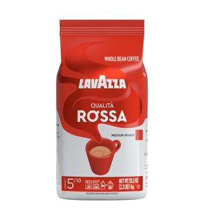 กาแฟลาวาซซ่า คุอลิตา รอสซา เมล็ดกาแฟคั่วกลาง ผสมอาราบิก้าและโรบัสต้า บรรจุถุง 2.2 ปอนด์ - Product Image 1