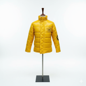 Veste matelassée pour homme, élégante et tendance, de haute qualité, blanche, brillante, personnalisée, imprimée en plusieurs couleurs - Product Image 5