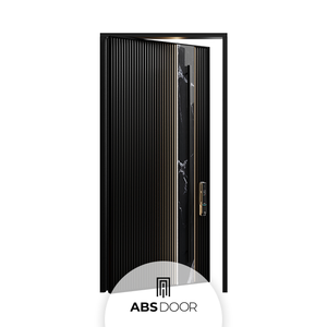 Puerta de Seguridad de Acero de Diseño Moderno y Lujoso ABSDOOR VEROSA, Puerta Pivotante de Primera Calidad con Aislamiento Térmico y Acústico, Artesanía Turca para Cocina - Product Image 4