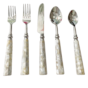 Ensemble de couverts personnalisés en acier argenté fini cuillère et fourchette en métal couverts nouvelle arrivée ensemble de couteaux de cuisine - Product Image 5