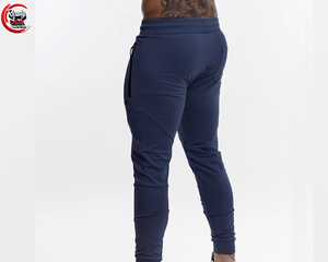 Pantalones Acampanados Personalizados de Cintura Media, 440 GSM, Cintura Elástica, Estilo Urbano, Pantalones Deportivos para Hombre, Tela de Lona, Corte Holgado y Pierna Ancha - Product Image 6