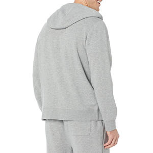 Fabricant Hommes Full Zip up Puff Printing Sports Men Basics Cotton Blended Custom Logo Embroidery Sweatshirt Zip up Hoodies - Product Image 2